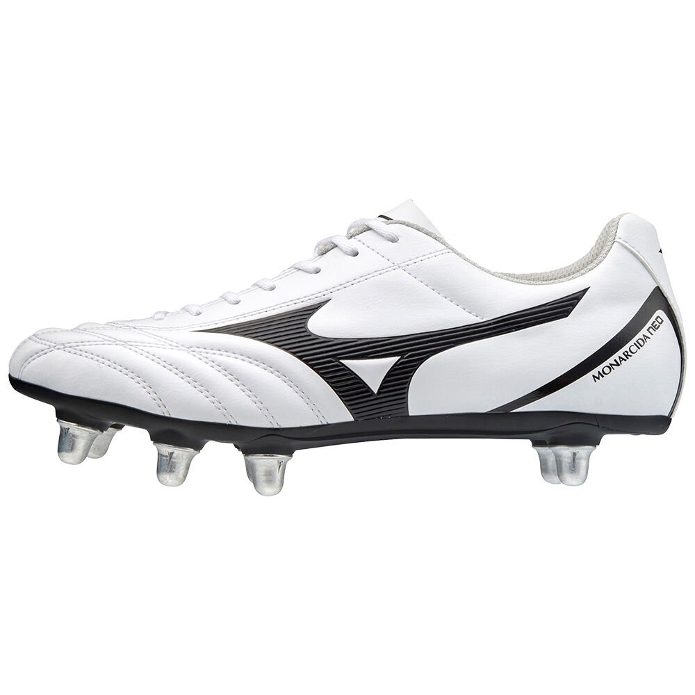 Botas De Rugby Mizuno Monarcida Neo Rugby SI Para Mujer Blancos/Negros/Rojos 5327896-QM